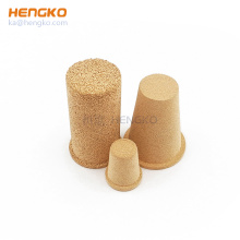 Bronze Stainless steel sintered porous candle filter cartridge for liquid filtering